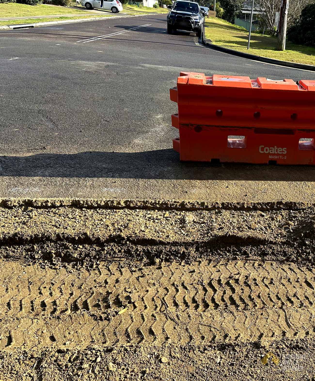 Kerb & Channel with Road Edge Reconstruction, Morisset project photo 2