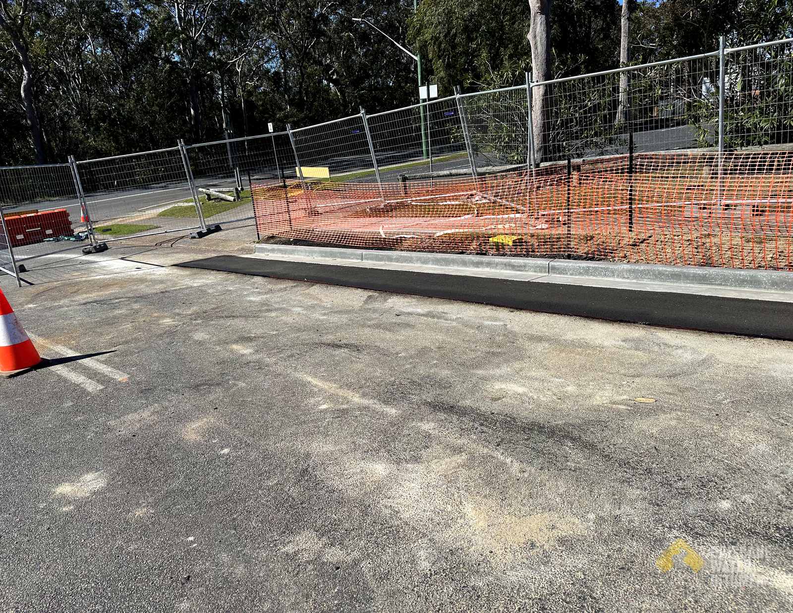 Kerb & Channel with Road Edge Reconstruction, Morisset project photo 4