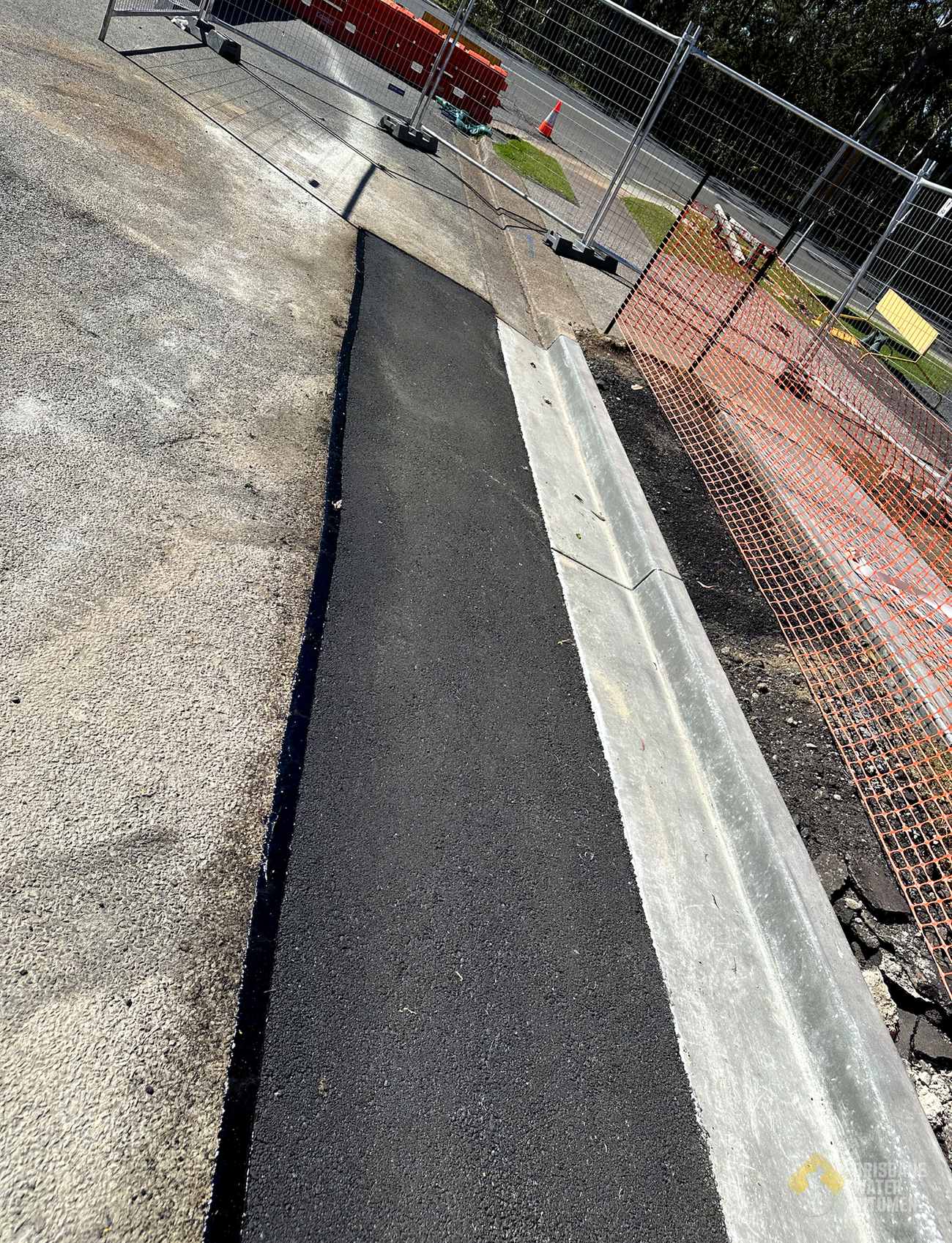 Kerb & Channel with Road Edge Reconstruction, Morisset project photo 5